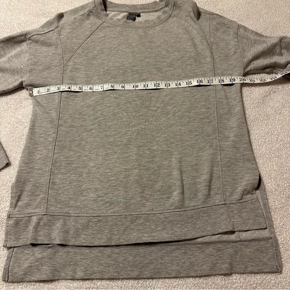 Sweaty Betty After Class Pullover Sweatshirt Light Heathered Gray Oversized - Picture 6 of 12